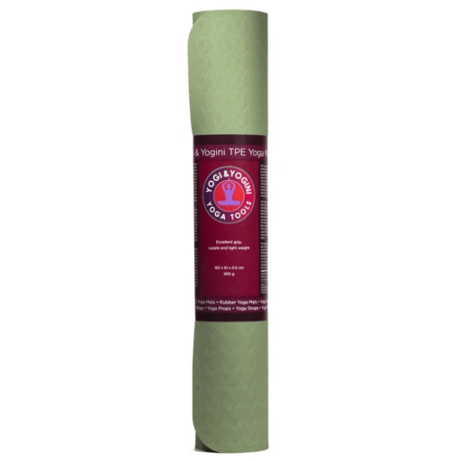 Esterilla para Yoga Premium TPE Yogi & Yogini Verde