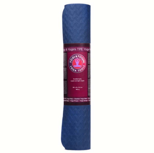 Esterilla para Yoga Premium TPE Yogi & Yogini Azul