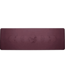 Esterilla para Yoga Yogi & Yogini de PU fases lunares berenjena