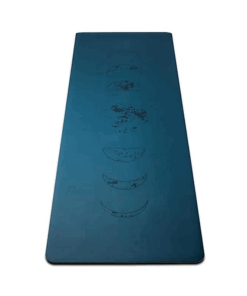 Esterilla para Yoga Yogi & Yogini de PU fases lunares Petróleo