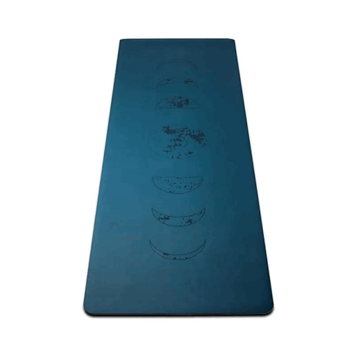 Esterilla para Yoga Yogi & Yogini de PU fases lunares Petróleo