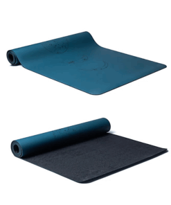 Esterilla para Yoga Yogi & Yogini de PU fases lunares Petróleo