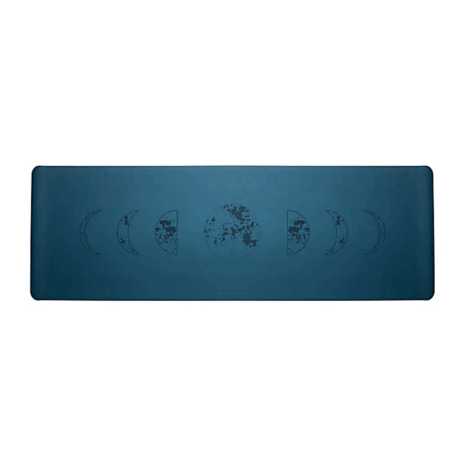 Esterilla para Yoga Yogi & Yogini de PU fases lunares Petróleo