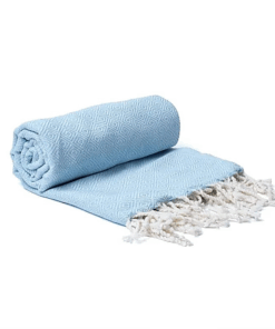 Toalla para Yoga Ottoman para hammam azul