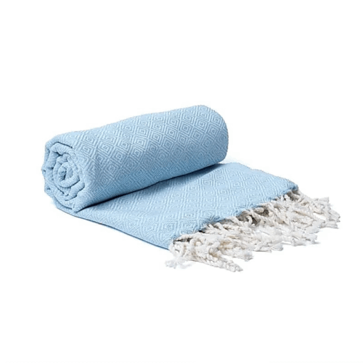 Toalla para Yoga Ottoman para hammam azul