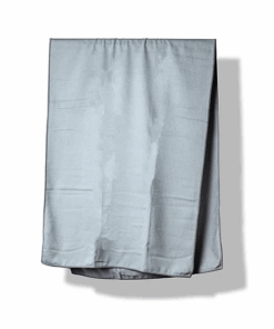 Toalla de yoga gris claro con puntos de PVC