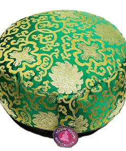 Zafu de Yoga meditación Flor de Loto verde