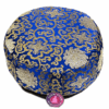 Zafu de Yoga meditación Flor de Loto azul