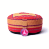 Zafu de Yoga meditación multicolor - rojo/rosa