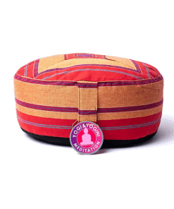 Zafu de Yoga meditación multicolor - rojo/rosa
