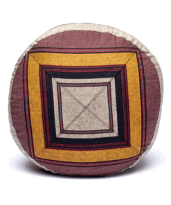 Zafu de Yoga meditación multicolor - gris/amarillo