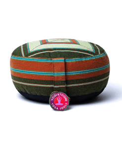 Zafu de Yoga meditación multicolor verde/verde oscuro