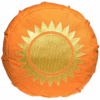 Zafu de Yoga meditacion Sol para niños de algodón BIO