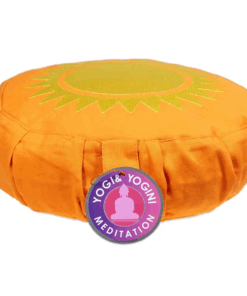 Zafu de Yoga meditacion Sol para niños de algodón BIO