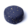 Zafu de Yoga meditación Cielo estrellado azul marino algodón orgánico