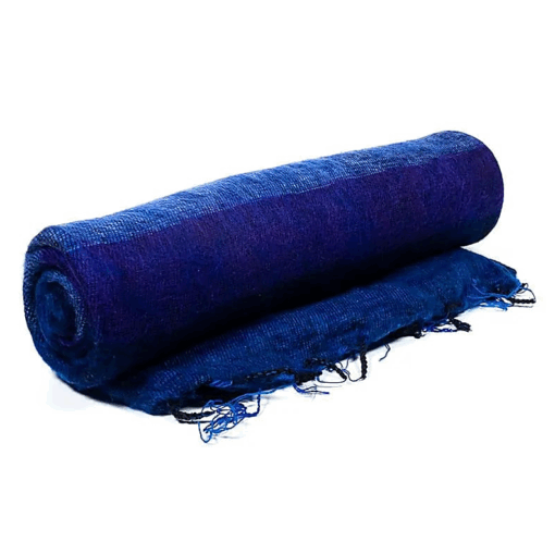 Manta de Yoga meditación azul/púrpura