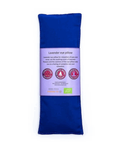 Almohadilla Ojos para Yoga y Pilates lavanda BIO azul