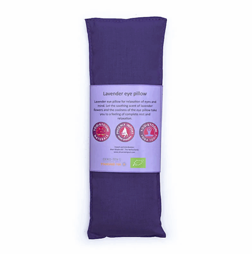 Almohadilla Ojos para Yoga y Pilates Lavanda BIO violeta oscuro
