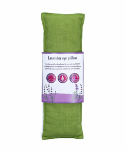 Almohadilla Ojos para Yoga y Pilates Lavanda BIO verde oliva