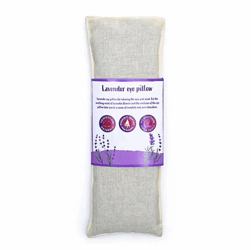 Almohadilla Ojos para Yoga y Pilates Lavanda BIO beige