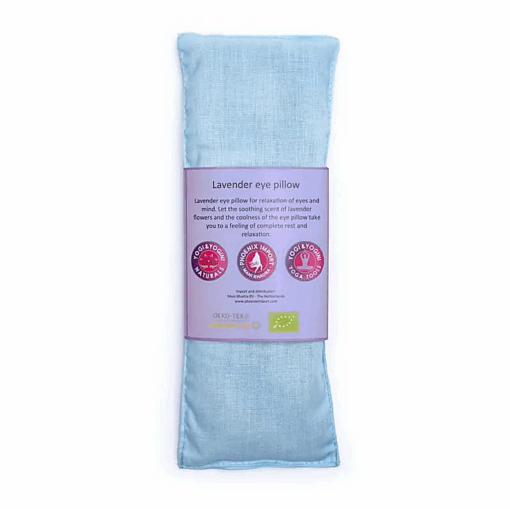 Almohadilla Ojos para Yoga y Pilates Lavanda BIO azul
