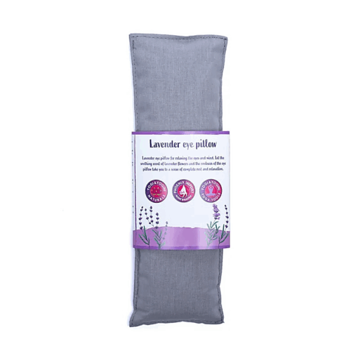 Almohadilla Ojos para Yoga y Pilates Lavanda BIO gris