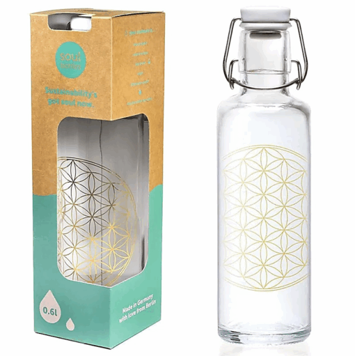 Botella para Yoga y Pilates Soulbottle con Flor de la vida