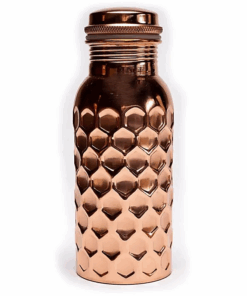 Botella para Yoga y Pilates de cobre martillada