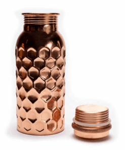 Botella para Yoga y Pilates de cobre martillada