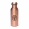 Botella para Yoga y Pilates de cobre con Árbol de la vida grabado a láser