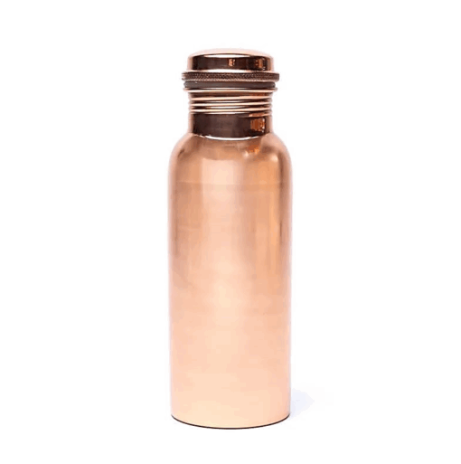 Botella para Yoga y Pilates de cobre pulido