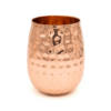 Vaso de cobre para Yoga y Pilates martillado - Dos Unidades