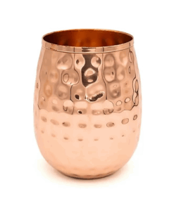 Vaso de cobre para Yoga y Pilates martillado - Dos Unidades