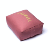 Bolster Yoga rectangular fases lunares malva algodón orgánico