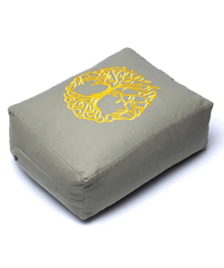 bolster rectangular Árbol de la vida de algodón orgánico