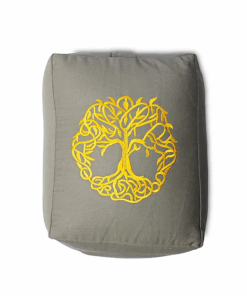 bolster rectangular Árbol de la vida de algodón orgánico