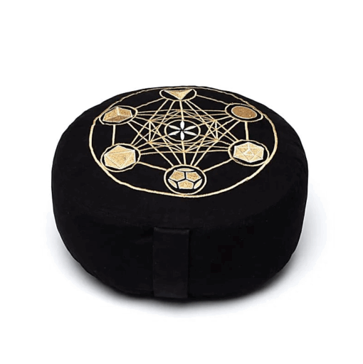 Zafu de Yoga meditación Metatron algodón orgánico