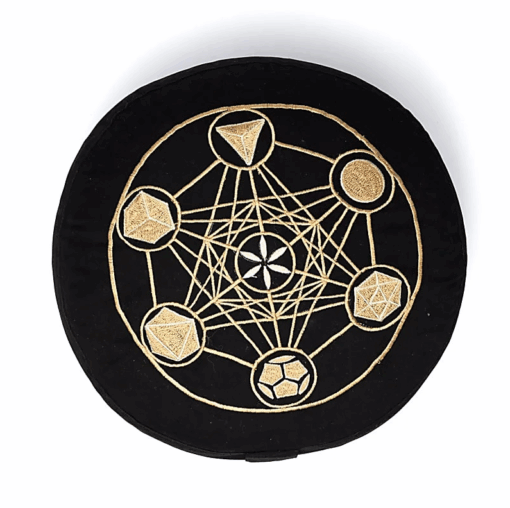 Zafu de Yoga meditación Metatron algodón orgánico