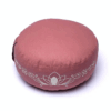 Zafu de Yoga meditación rosa antiguo loto algodón orgánico