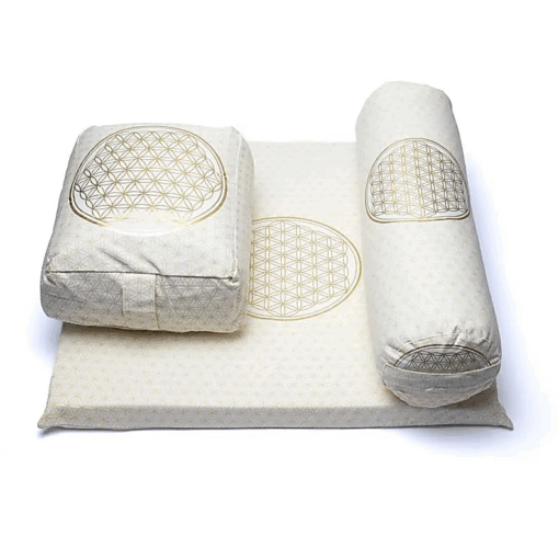 SET Meditación 6 Flor de la vida de algodón orgánico