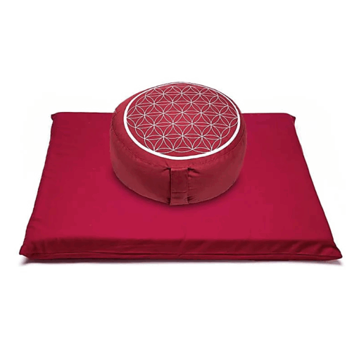 SET Meditación Flor de la vida rojo