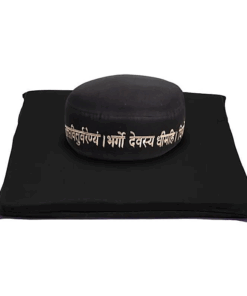 SET Meditación Gayatri mantra de algodón orgánico