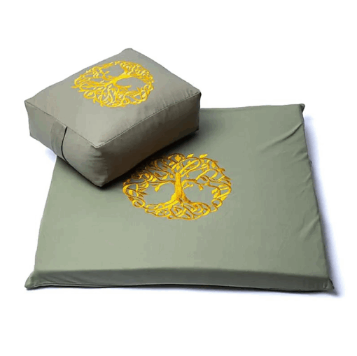 SET Meditación 5 Árbol de la vida de algodón orgánico