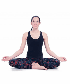 Legging de Yoga Mandala de algodón orgánico negro