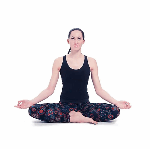 Legging de Yoga Mandala de algodón orgánico negro