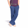 Pantalón de Yoga hombres Comfort algodón orgánico azul