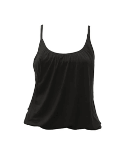Top yoga Namaste Zen sin costuras algodón orgánico negro
