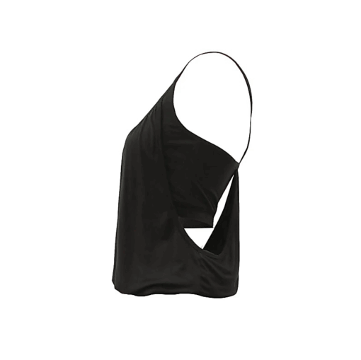 Top yoga Namaste Zen sin costuras algodón orgánico negro