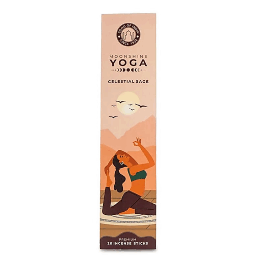 Incienso Yoga Salvia celeste Moonshine Yoga 12 cajas