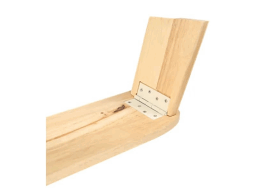 Banco meditación plegable de roble rojo